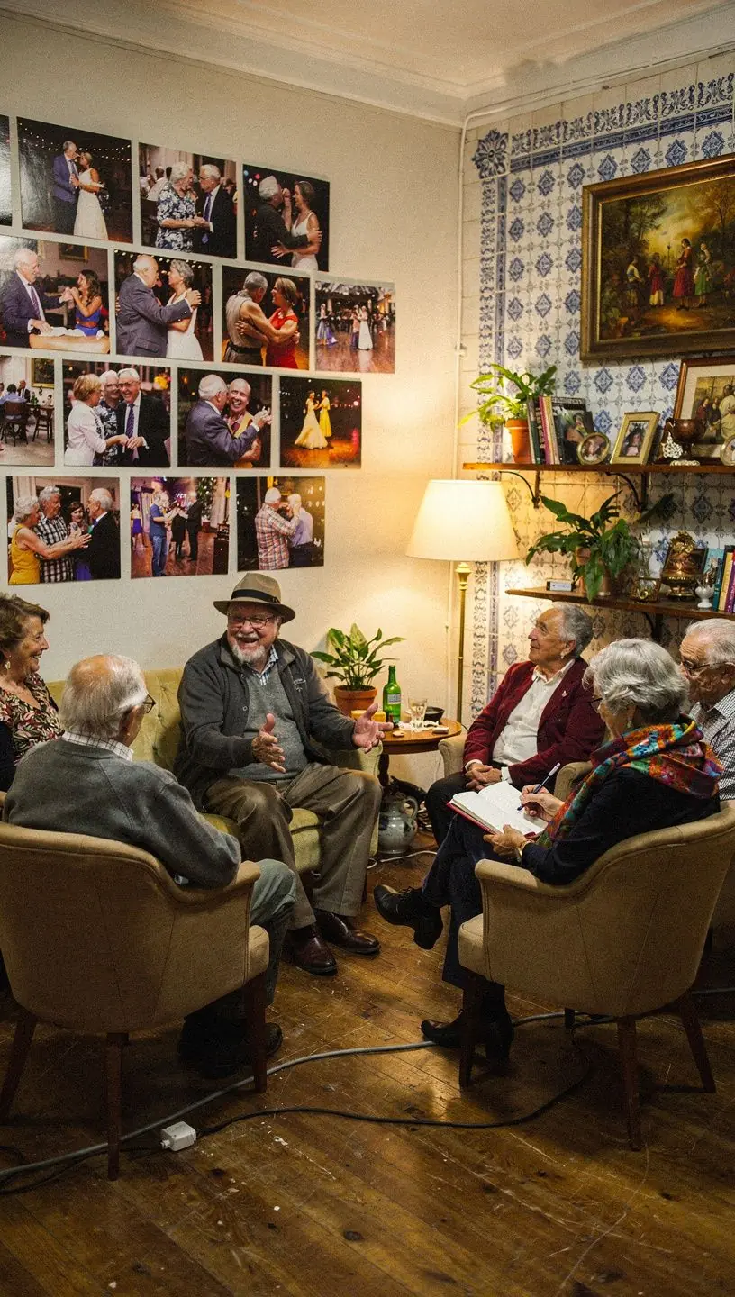 Seniors exploring various dance styles together.