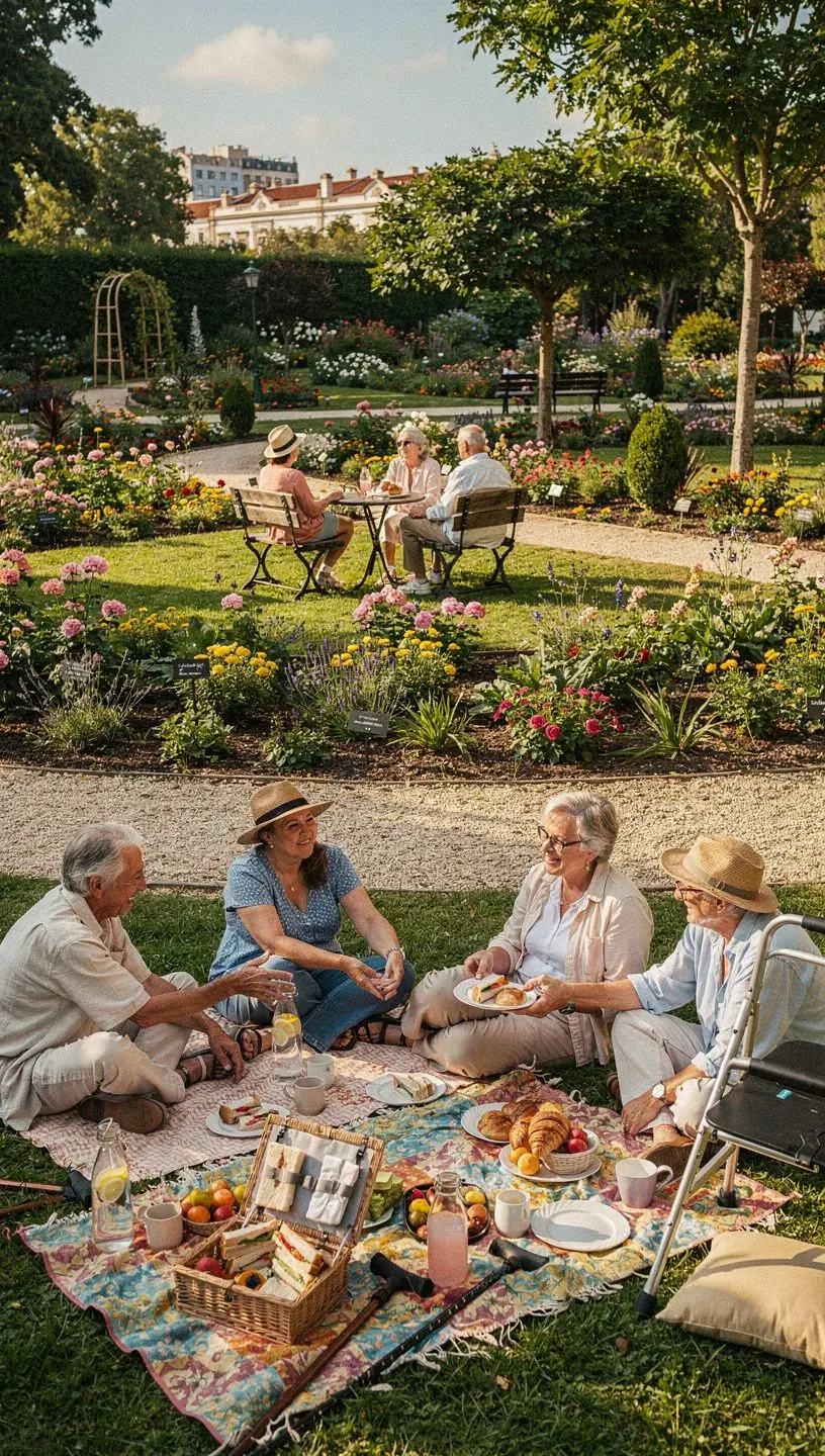 Active seniors enjoying social dance engagement.